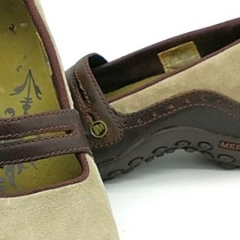Merrell Plaza "Bandeau" Suede Mary Jane Hiking Shoes - Picture 6 of 16